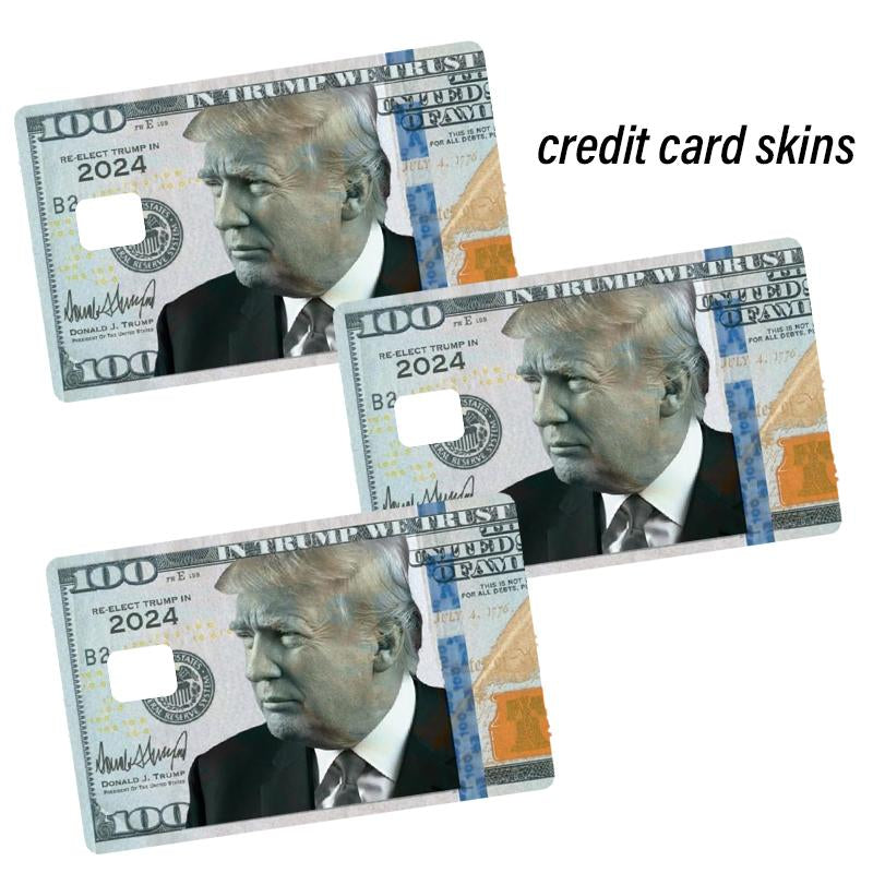 Trump President 45 47 Sticker Donald Trump Card Skins Waterproof Debit Credit Skin Cover Trump 2024 Maga Card Cover - Decorative Credit Card Skin for Christmas