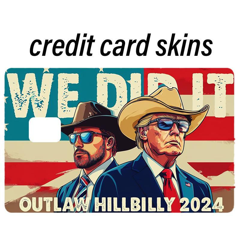 Trump President 45 47 Sticker Donald Trump Card Skins Waterproof Debit Credit Skin Cover Trump 2024 Maga Card Cover - Decorative Credit Card Skin for Christmas